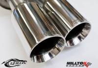 Milltek - Milltek Non-Resonated (Louder) Cat-Back Exhaust System w/ 76.2MM Quad Tips for Audi B7 S4 SSXAU048 - Image 2