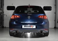 Milltek - Milltek Sport Cat-Back Exhaust System w/o Rear Silencer (Louder) w/ Ceramic Black Tips for VW MK7 GTI SSXVW272 - Image 3