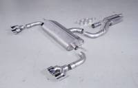 Griffin Motorwerke / Milltek Sport Quad Outlet Resonated (Quieter) Cat-Back Exhaust w/ Polished Tips for Audi 8V A3 2.0T Quattro GMWMTKA3RESPOL