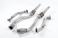 Milltek Sport 2.75" Downpipes w/ Hi-Flow Sports Cats for C7 Audi S6/S7/RS7 4.0T SSXAU369