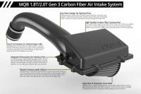034Motorsport - 034Motorsport Carbon Fiber Cold Air Intake System for 8V Audi A3/S3/MKIII TT/TTS & MK7 VW Golf/GTI/R 034-108-1005 - Image 4