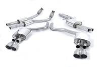 Milltek Resonated Catback Exhaust with Titanium 100 Quad Tips for Audi S6/S7 C7 SSXAU561