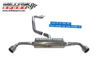 Milltek - Milltek Cat-Back Exhaust for Audi TT Mk2 2.0 TFSI 2WD SSXAU143 - Image 1