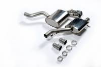 Products - Exhaust - Milltek - Milltek Resonated Cat-Back Exhaust, Twin 80mm GT80 Tips for Audi S3 8P  2.0 T quattro 3-Door SSXAU126