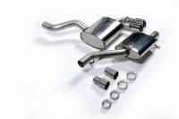 Milltek Resonated Cat-Back Exhaust, Twin 80mm GT80 Tips for Audi S3 8P  2.0 T quattro 3-Door SSXAU126