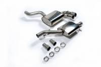 Milltek Resonated Cat-Back Exhaust, Twin 80mm Jet Tips for Audi S3 8P  2.0 T quattro 3-Door SSXAU125
