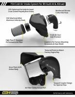 034Motorsport - 034Motorsport P34 Cold Air Intake System for B9 Audi A4/Allroad & A5 2.0 TFSI 034-108-1012 - Image 8