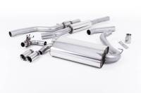 Milltek - Milltek OE-Style Twin Outlet Resonated Exhaust, Polished Tips, for Manual Transmission SSXBM1000 - Image 1