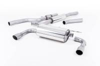 Milltek 435i-style dual-outlet, Resonated Exhaust with Polished Tips, for Auto Trans SSXBM1012