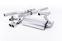 Milltek OE-Style Twin Outlet Resonated Exhaust, Polished Tips, for Auto Trans SSXBM1008