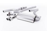 Milltek - Milltek OE-Style Twin Outlet Non-Resonated Exhaust, Polished Tips, for Auto Trans SSXBM1009 - Image 1