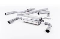 Milltek 428i Dual Outlet Non-Resonated Exhaust, Titanium Tips, for Manual Trans SSXBM1020