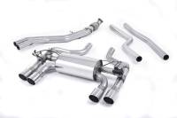 Milltek Cat-Back Hollowtek Twin Valved Exhaust System, Polished Tips for  BMW F87 M2 Coupé SSXBM1033