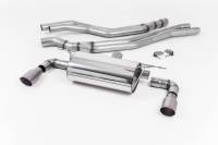 Milltek  Cat Back Resonated Exhaust with Titanium GT-90 Trims for BMW M140i 3 & 5 Door (F20 & F21 LCI) SSXBM1042