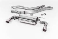 Milltek Cat Back Non-Resonated Exhaust with Polished GT-90 Trims for BMW M140i 3 & 5 Door (F20 & F21 LCI) SSXBM1046