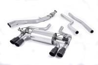 Milltek Cat-Back Hollowtek Twin Valved Exhaust System, Cerakote Black Tips for  BMW F87 M2 Coupé SSXBM1034