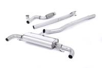 Milltek Cat Back Non-Resonated Valved Exhaust for Mercedes A-Class A45 AMG 2.0 Turbo SSXMZ114