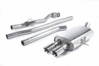 Milltek Non-Resonated Cat Back Exhaust for (R56/R58) Cooper S 1.6i, Twin Round Tailpipes SSXM025