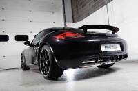 Milltek - Milltek Non-Resonated Cat-Back Exhaust for Porsche Boxster/Cayman S 3.4 987 Gen2, Ceramic Black Tips SSXPO116 - Image 2