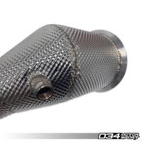 034Motorsport - 034Motorsport Stainless Steel Racing Catalyst for B9 Audi S4/S5 034-105-4045 - Image 2
