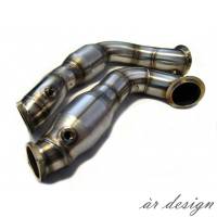 Exhaust - Downpipes - AR Design - AR Design 3" 135i / 335i N54 2007-2010 High Flow Cat Downpipes