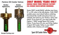Burger Motorsports - Burger Motorsports Sport Oil Cooler Valve for 2007+ N54 N55 Turbo Motors - Image 5