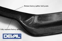 Deval - DEVAL Carbon Fiber Front Lip Spoiler for 2008-12 Audi S5/A5 S-Line B8 - Image 3