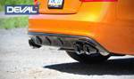 Exterior - Aero Ground Effects and Body Kits - Eurogear - DEVAL Carbon Fiber Rear Diffuser for 2013-17 Audi S5/A5 S-line B8.5