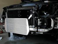 Evolution Racewerks A4 (B7) Competition Series Front Mount Intercooler (FMIC) Kit Polished Hard Anodized Black