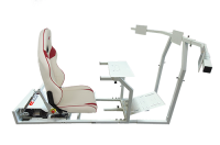 GTR Simulator - GTR Simulator GTM motion Model Frame with Seat and Triple Monitor Stand (Motor, Shifter Holder, Seat Slider Included) - Image 18