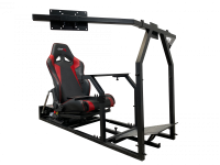 GTR Simulator - GTR Simulator GTM motion Model Frame with Seat and Triple Monitor Stand (Motor, Shifter Holder, Seat Slider Included) - Image 63