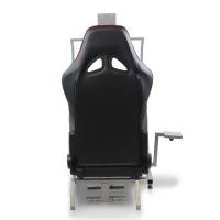 GTR Simulator - GTR Simulator GT Model with Mounts for Controls, Pedals and Display and Adjustable Leatherette Seat - Silver Frame - Image 2
