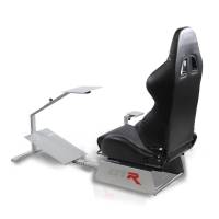 GTR Simulator - GTR Simulators Touring Model Simulator with Silver Frame and Adjustable Leatherette Racing Seat - Image 6
