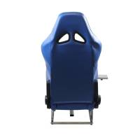 GTR Simulator - GTR Simulators Touring Model Simulator with Silver Frame and Adjustable Leatherette Racing Seat - Image 22