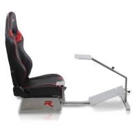 GTR Simulator - GTR Simulators Touring Model Simulator with Silver Frame and Adjustable Leatherette Racing Seat - Image 16
