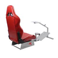 GTR Simulator - GTR Simulators Touring Model Simulator with Silver Frame and Adjustable Leatherette Racing Seat - Image 31
