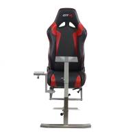 GTR Simulator - GTR Simulators Volante Adjustable Racing Car Seat, Black with Red Stripes - Image 6