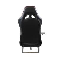 GTR Simulator - GTR Simulators Volante Adjustable Racing Car Seat, Black with Red Stripes - Image 8