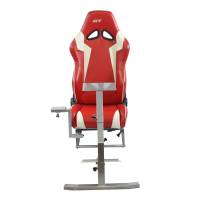 GTR Simulator - GTR Simulators Volante Adjustable Racing Car Seat, White with Red Stripes - Image 9