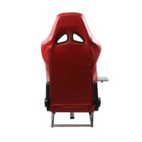 GTR Simulator - GTR Simulators Volante Adjustable Racing Car Seat, Red with White Stripes - Image 11