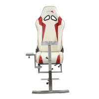 GTR Simulator - GTR Simulators Volante Adjustable Racing Car Seat, Red with White Stripes - Image 12