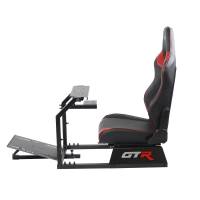 GTR Simulator - GTR Simulators GTA™️ Model Simulator Frame & Adjustable Racing Seat – Color Options Available Majestic Black Majestic Black - Image 10