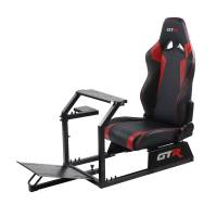 GTR Simulator - GTR Simulators GTA™️ Model Simulator Frame & Adjustable Racing Seat – Color Options Available Majestic Black Black with Red - Image 12