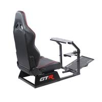 GTR Simulator - GTR Simulators GTA™️ Model Simulator Frame & Adjustable Racing Seat – Color Options Available Majestic Black Blue with White - Image 9