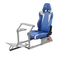 GTR Simulator - GTR Simulators GTA™️ Model Simulator Frame & Adjustable Racing Seat – Color Options Available Majestic Black Red with White - Image 27