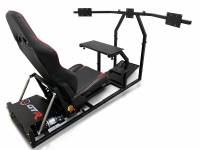 GTR Simulator - GTR Simulator GTM motion Model Frame with Seat and Triple Monitor Stand (Motor, Shifter Holder, Seat Slider Included) Majestic Black Majestic Black - Image 62