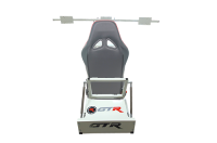 GTR Simulator - GTR Simulator GTM motion Model Frame with Seat and Triple Monitor Stand (Motor, Shifter Holder, Seat Slider Included) Majestic Black Black with Red - Image 29