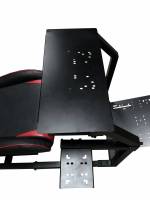 GTR Simulator - GTR Simulator GTM motion Model Frame with Seat and Triple Monitor Stand (Motor, Shifter Holder, Seat Slider Included) Majestic Black Black with Red - Image 37