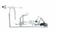GTR Simulator - GTR Simulator GTM motion Model Frame with Seat and Triple Monitor Stand (Motor, Shifter Holder, Seat Slider Included) Majestic Black Red with White - Image 43