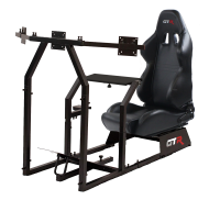 GTR Simulator - GTR Simulators GTA-F™️ Model Racing Simulator with Adjustable Leatherette Seat, Mounts for Steering Wheel, Pedals, Shifter & Monitor(s) - Image 11